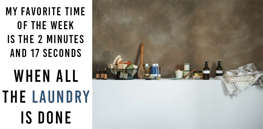 L'art de lancer une lessive • Les Bons Détails