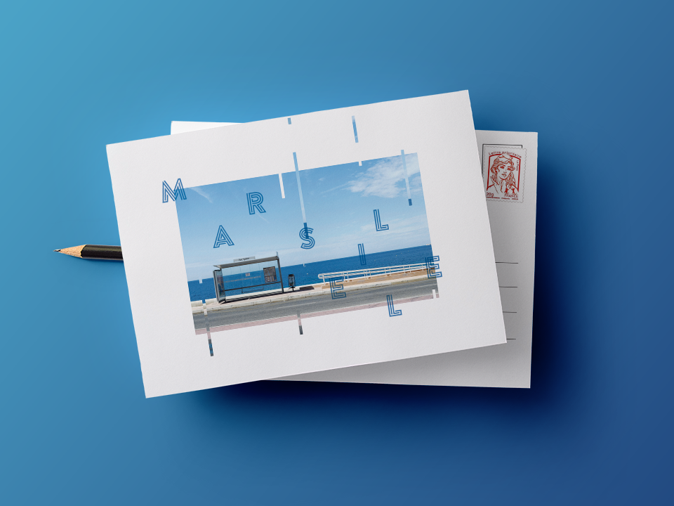 Cartes postales Marseille Sometimes • Les Bons Détails