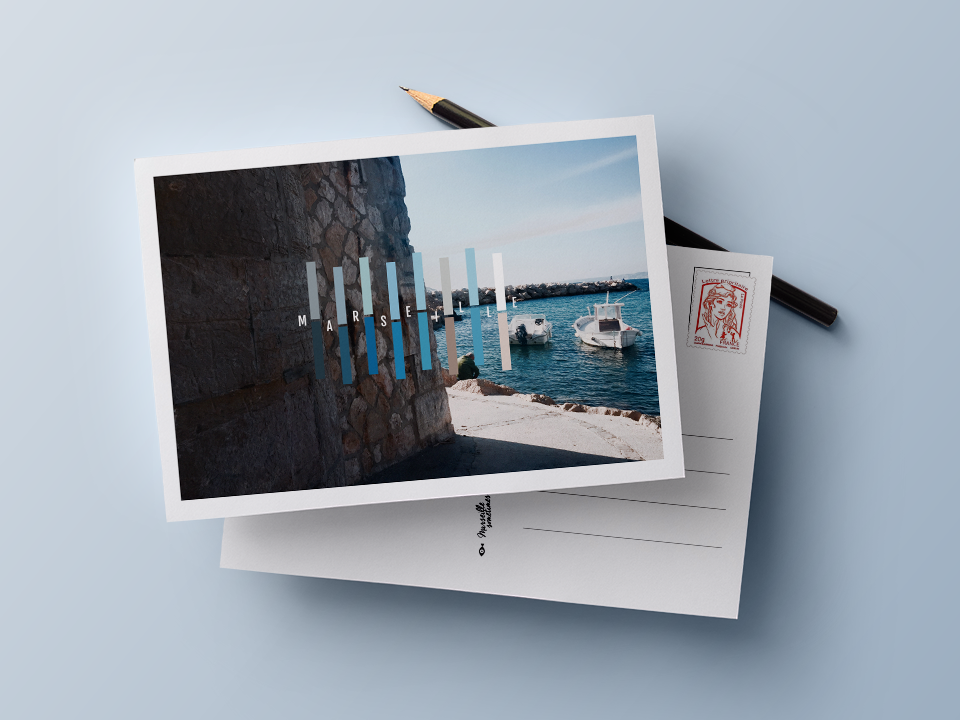 Cartes postales Marseille Sometimes • Les Bons Détails