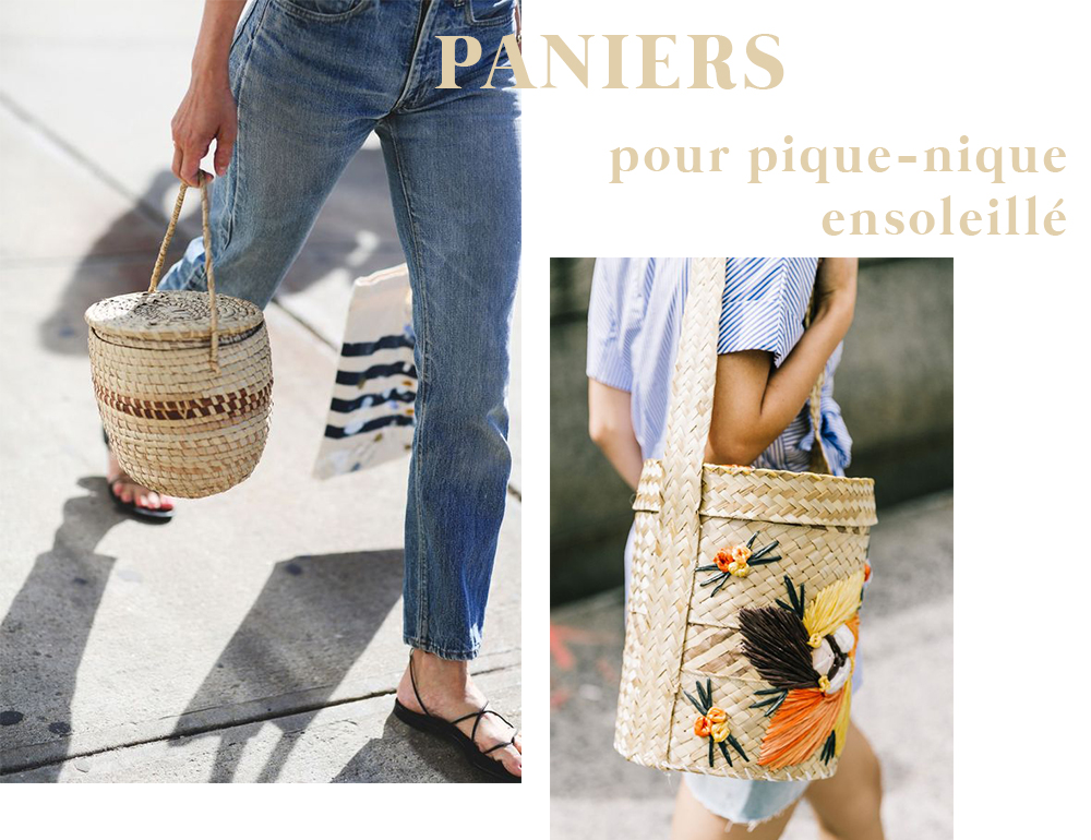 Le bon shopping : paniers d'été • Les Bons Détails