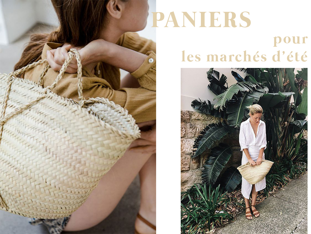 Le bon shopping : paniers d'été • Les Bons Détails