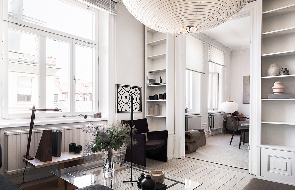 Appartement décoré par AnnaLeena / Home staging à la suédoise • Les Bons Détails