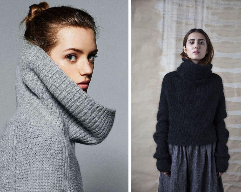 Maxi mailles et cols roulés • Les Bons Détails