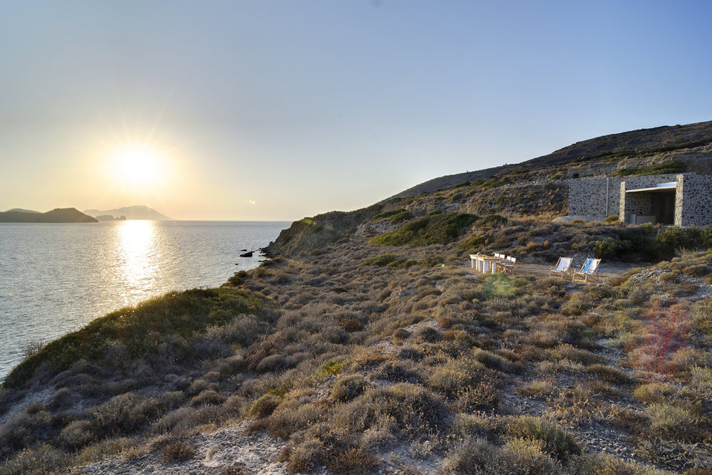 Skinopi Lodge à louer sur l'île de Milos, dans les Cyclades, en Grèce • Les Bons Détails